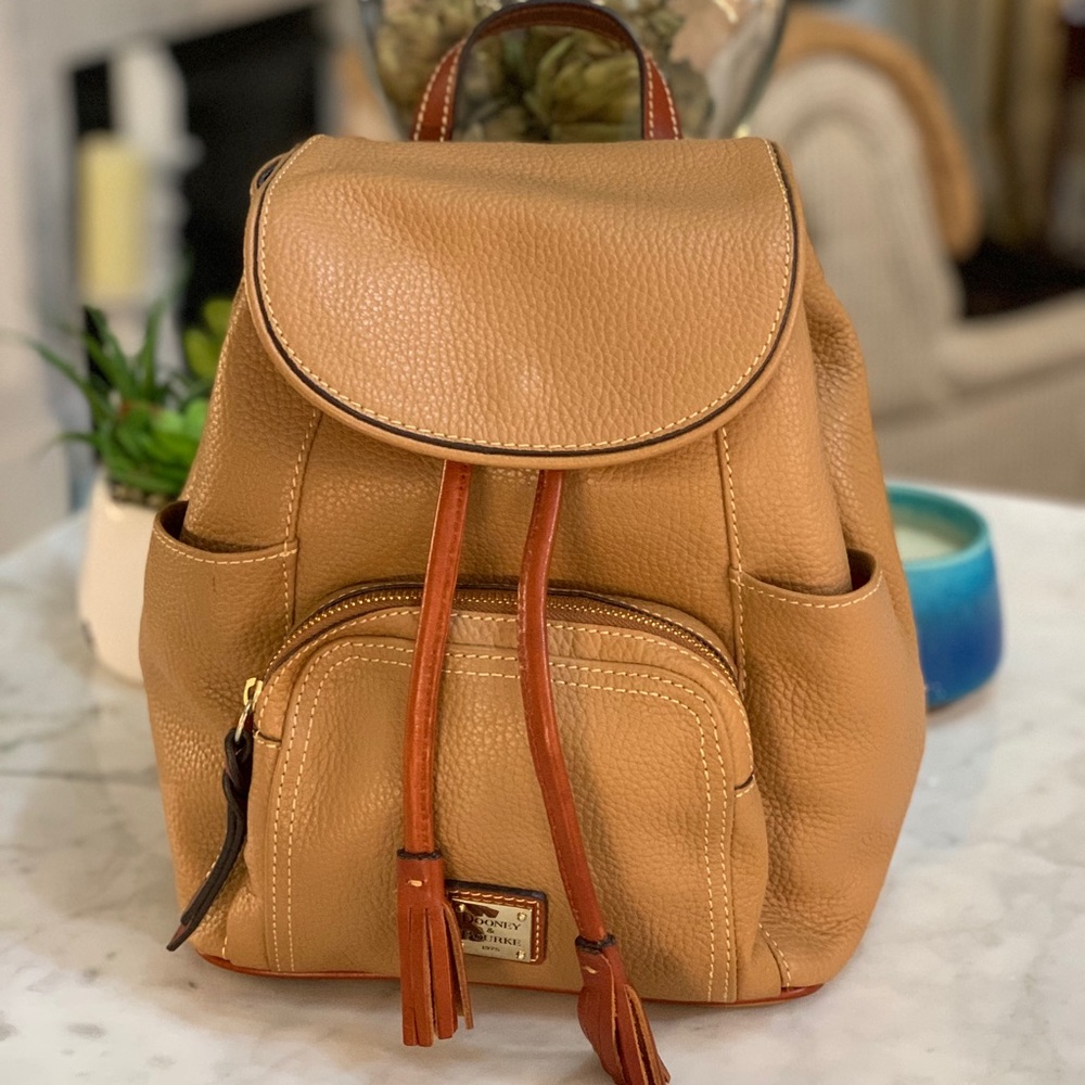 DOONEY & BOURKE PEBBLED LEATHER MURPHY BACKPACK